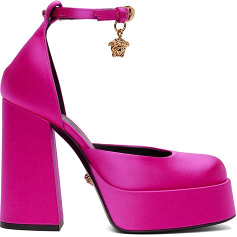 talon versace plateforme|versace pink label.